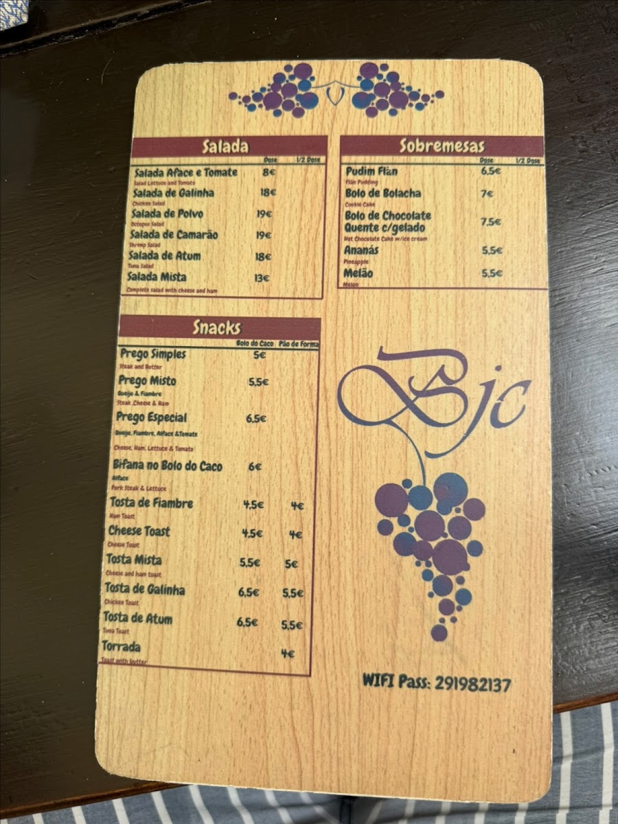 Menu João Do Cabeço Restaurant-6