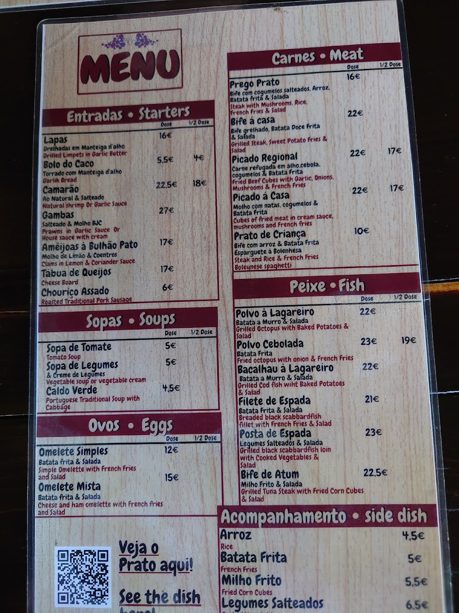 Menu João Do Cabeço Restaurant-8